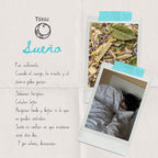 Preparación de Sueño, infusión natural para descanso nocturno.